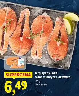 Lidl Łosoś atlantycki Targ Rybny Lidl dzwonko 100g oferta