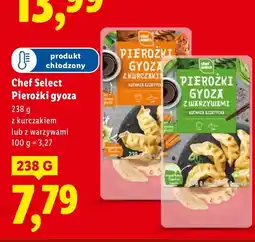 Lidl Pierogi Chef Select Pierożki gyoza 238g z kurczakiem oferta