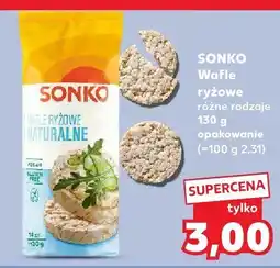 Kaufland Wafle ryżowe różne rodzaje Sonko oferta