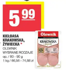 SPAR mini Kiełbasa krakowska, żywiecka olewnik oferta