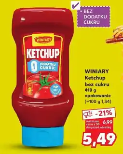 Kaufland Ketchup bez cukru Winiary oferta