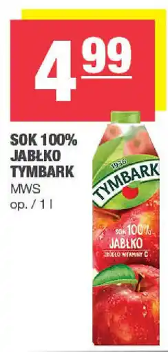 SPAR mini Sok 100% jabłko tymbark mws oferta