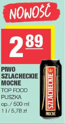 SPAR mini Piwo szlacheckie mocne top food oferta