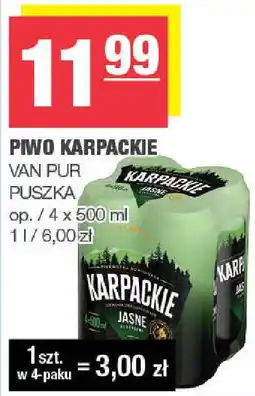 SPAR mini Piwo karpackie van pur oferta