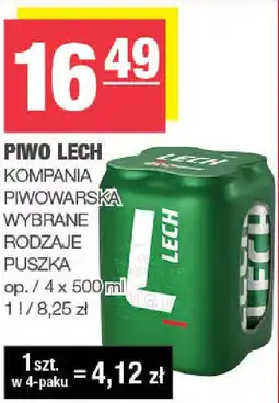 SPAR mini Piwo lech kompania piwowarska oferta
