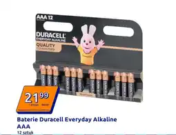 Action Baterie Duracell Everyday Alkaline AAA oferta