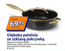 Action Głęboka patelnia ze szklaną pokrywką oferta