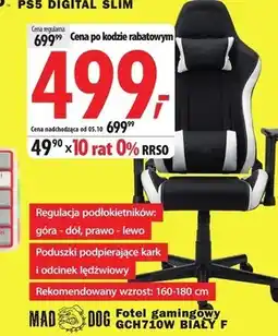 Media Expert Fotel gamingowy Mad Dog oferta