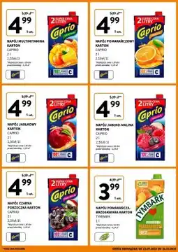 Intermarche Napój Caprio oferta
