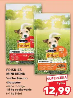 Kaufland FRISKIES MINI MENU Sucha karma dla psów oferta