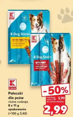 Kaufland Pałeczki dla psów oferta