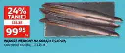 Auchan Węgorz wędzony na gorąco z głową oferta