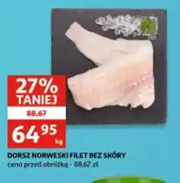 Auchan Dorsz norweski filet bez skóry oferta