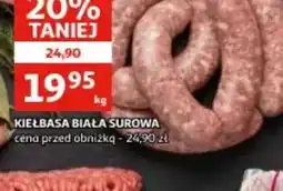 Auchan Kiełbasa biała surowa oferta