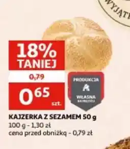 Auchan Kajzerka z sezamem oferta