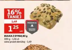 Auchan Bułka z dynią oferta