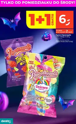 Dealz Popcorn Popcornopolis różne rodzaje 43-85g oferta