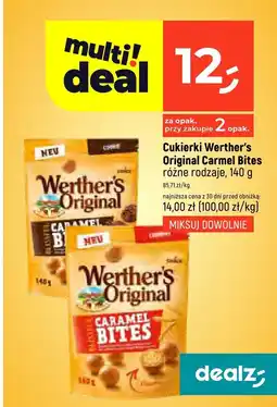 Dealz Cukierki Werther's Original Carmel Bites różne rodzaje 140g oferta