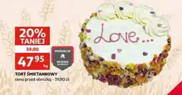 Auchan Tort śmietankowy oferta