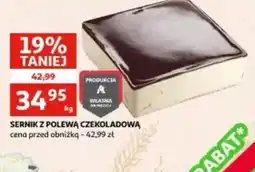 Auchan Sernik z polewą czekoladową oferta