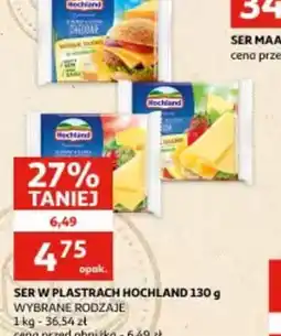 Auchan Ser w plastrach Hochland oferta
