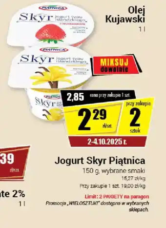 Premium Nasz Sklep Jogurt Skyr Piątnica oferta