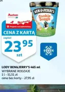 Auchan Lody Ben&Jerry's oferta