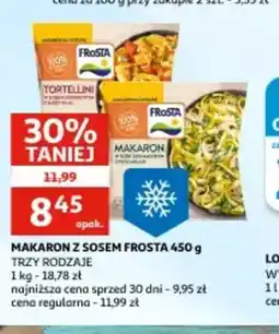 Auchan Makaron z sosem Frosta oferta