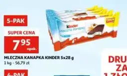 Auchan Mleczna kanapka Kinder oferta
