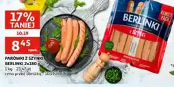 Auchan Parówki z szynki Berlinki oferta