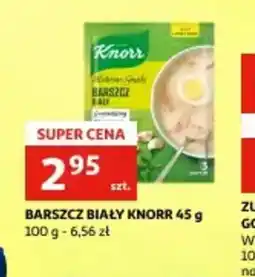 Auchan Barszcz biały Knorr oferta