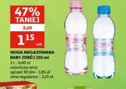 Auchan Woda niegazowana Baby Zdrój oferta