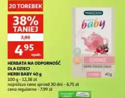 Auchan Herbata na odporność dla dzieci Herbi Baby oferta
