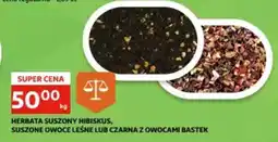 Auchan Herbata suszony hibiskus, suszone owoce leśne lub czarna z owocami Bastek oferta
