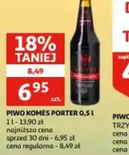 Auchan Piwo Komes Porter oferta