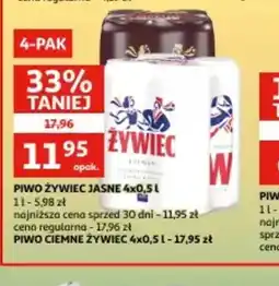 Auchan Piwo Zywiec Jasne oferta