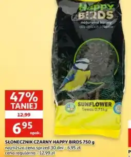 Auchan Słonecznik czarny Happy Birds oferta
