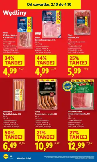 Lidl Kindziuk Pikok oferta