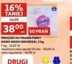 Auchan Proszek do prania Pinky Nano Wash Universal oferta