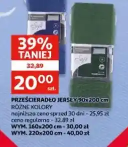 Auchan Prześcieradło Jersey oferta