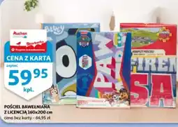 Auchan Pościel bawełniana z licencją oferta