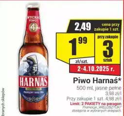Delikatesy Sezam Piwo Harnaś oferta