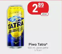 Delikatesy Sezam Piwo Tatra oferta