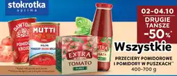 Stokrotka Optima Przeciery pomidorowe i pomidory w puszkach oferta