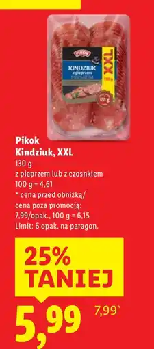 Lidl Kindziuk XXL Pikok oferta