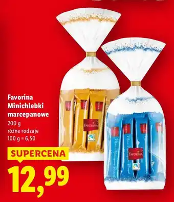 Lidl Minichlebki marcepanowe Favorina oferta