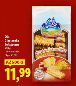 Lidl Ciasteczka świąteczne Ola oferta