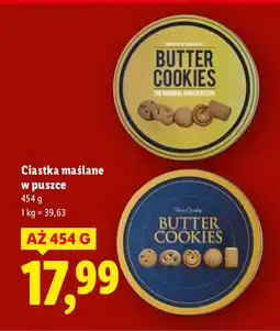 Lidl Ciastka maślane w puszce Lidl oferta