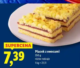 Lidl Placek z owocami Lidl oferta