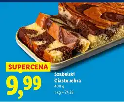 Lidl Ciasto Zebra Szabelski oferta
